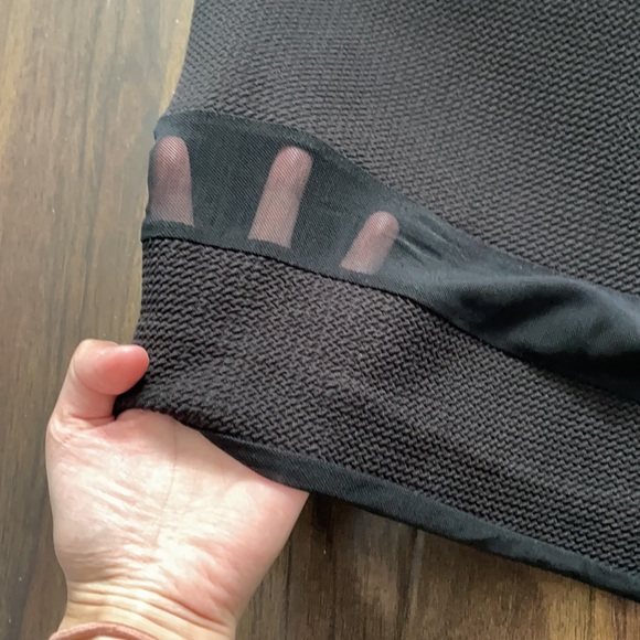 Revamped Textured w Mesh Details Sleeveless Dress - Picture 10 of 15